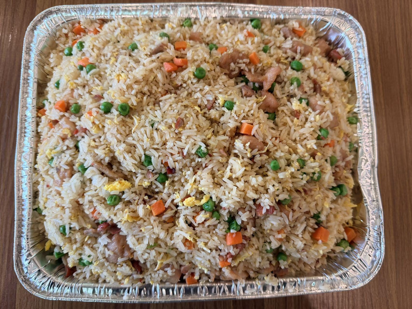 Fried rice with chicken, eggs, peas and carrots at No.1 Asian Cuisine Restaurant in Eagle Mountain