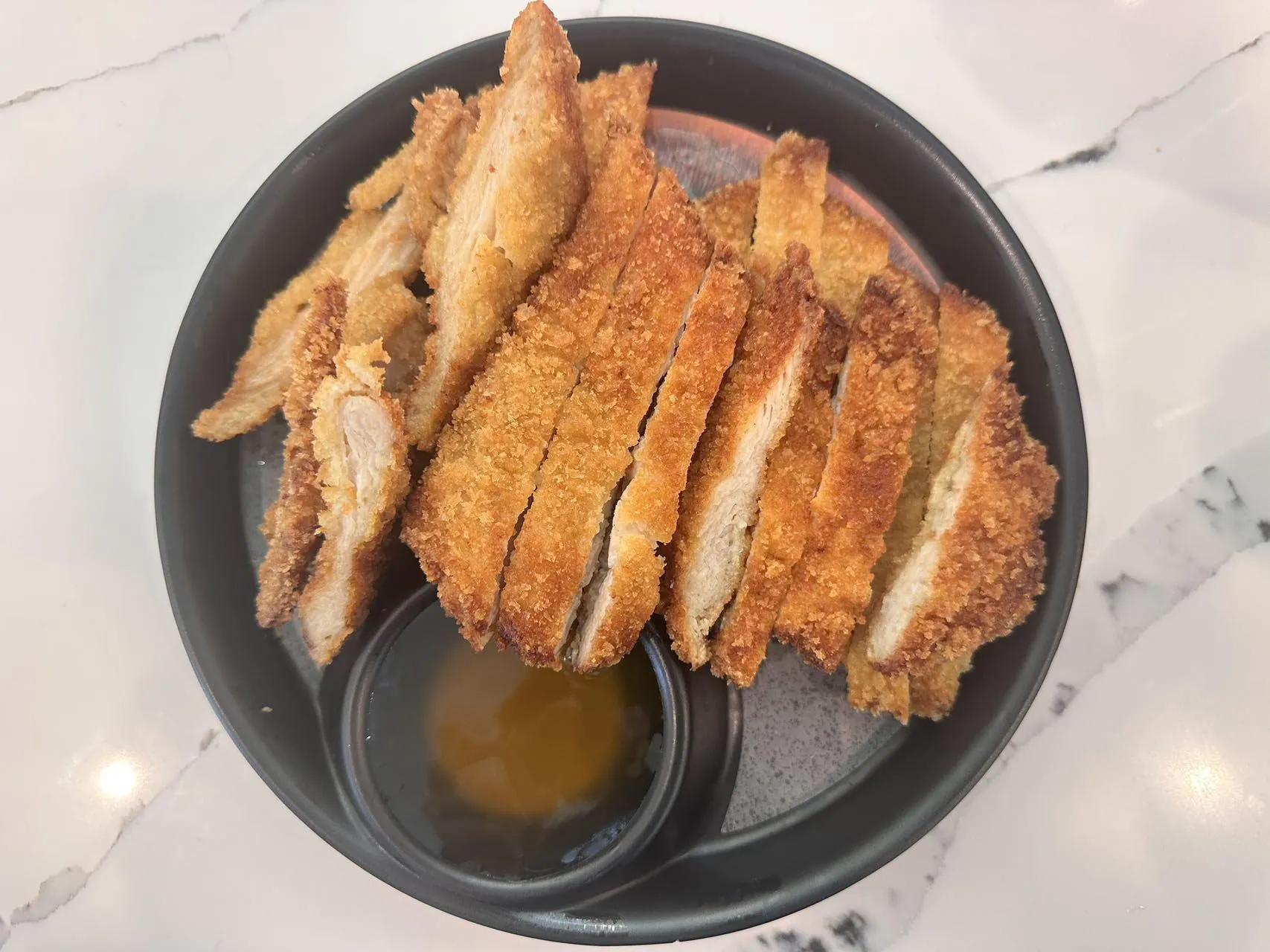Crispy fried chicken served with tangy lemon sauce at No.1 Asian Cuisine Restaurant in Eagle Mountain