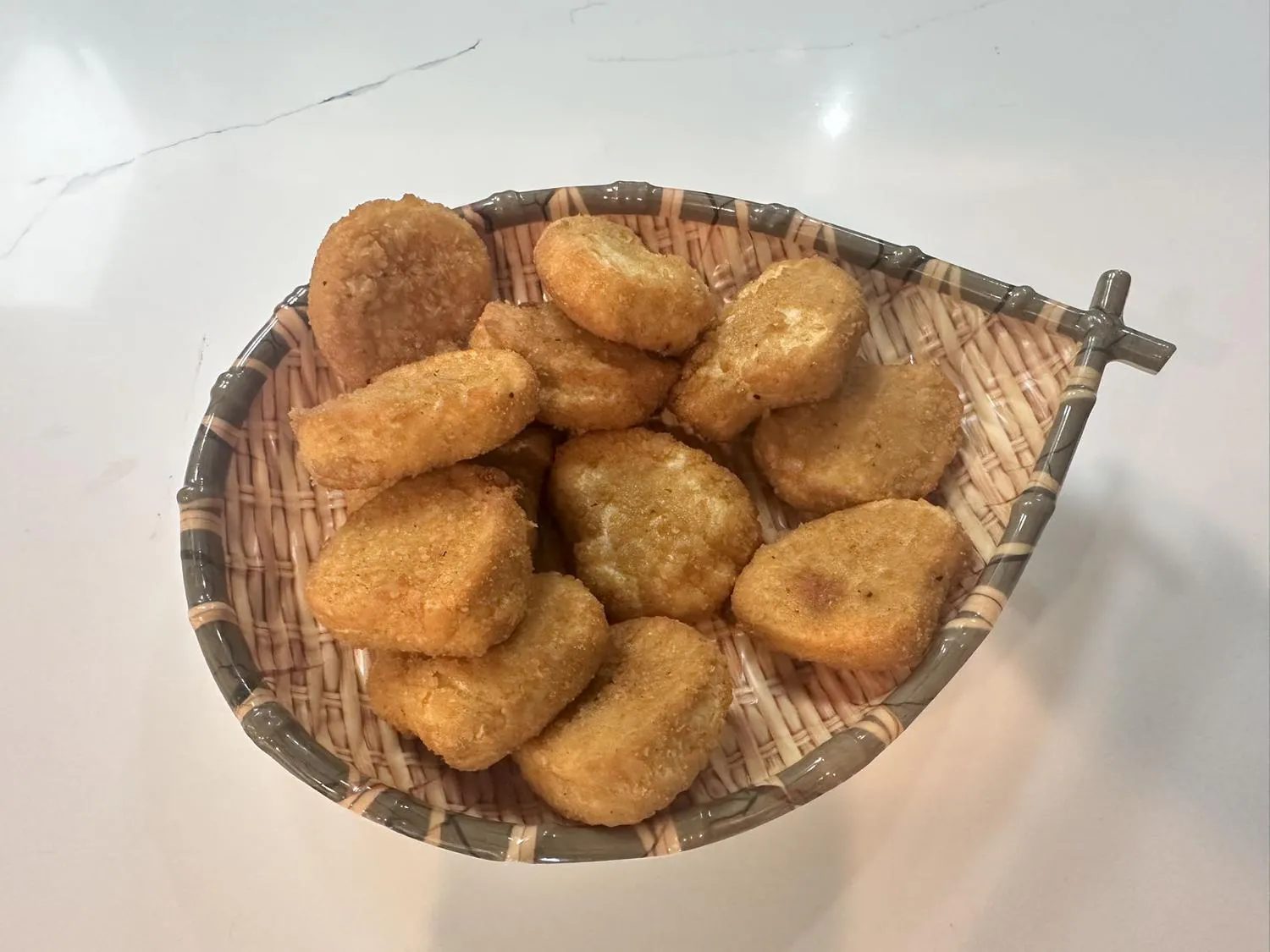 Crispy fried chicken nuggets with savory seasoning at No.1 Asian Cuisine Restaurant in Eagle Mountain